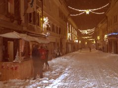 Prvi resni sneg ob koncu leta 2020